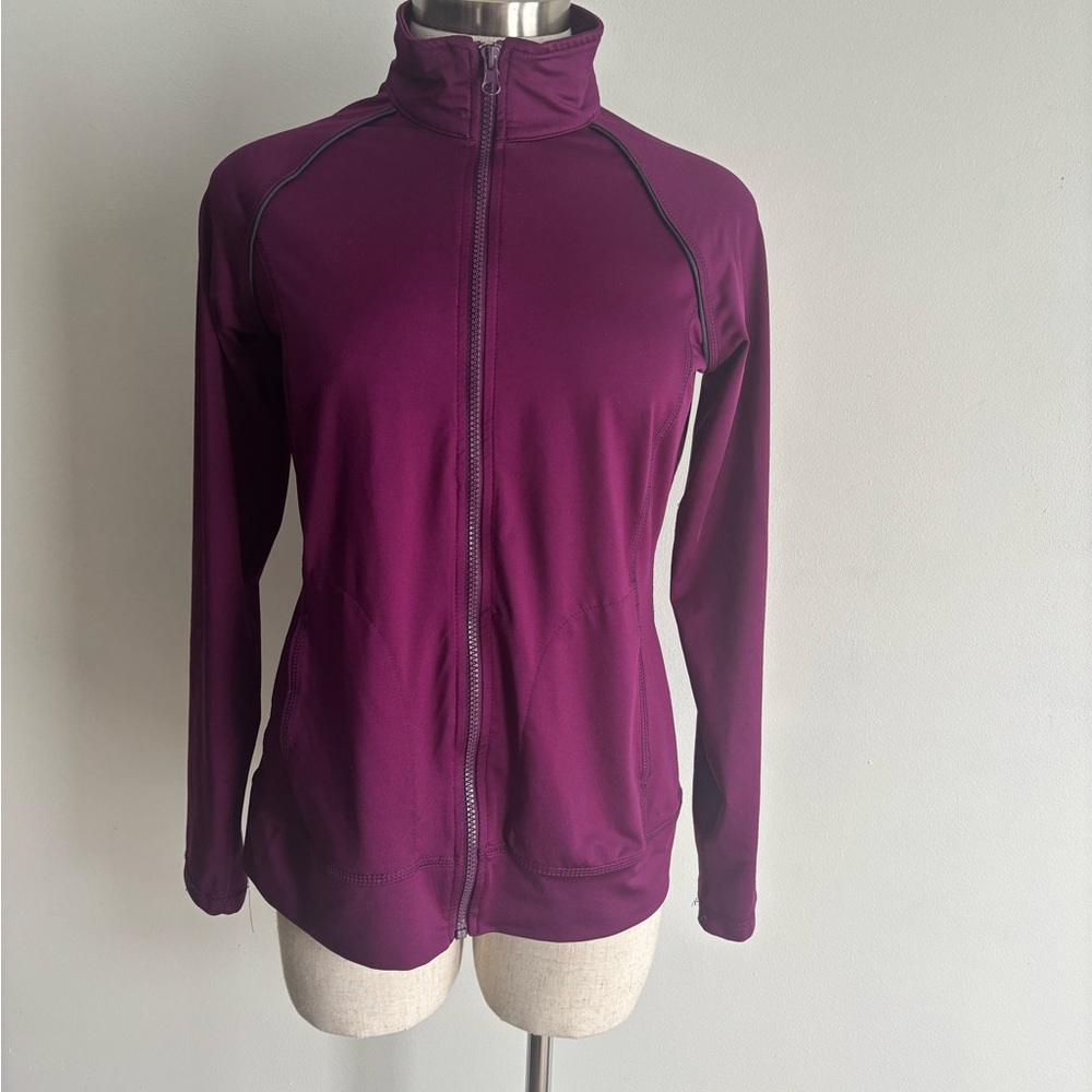 Danskin Now Women's Plum Full-Zip Jacket